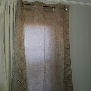 1 pair of room darkening curtains